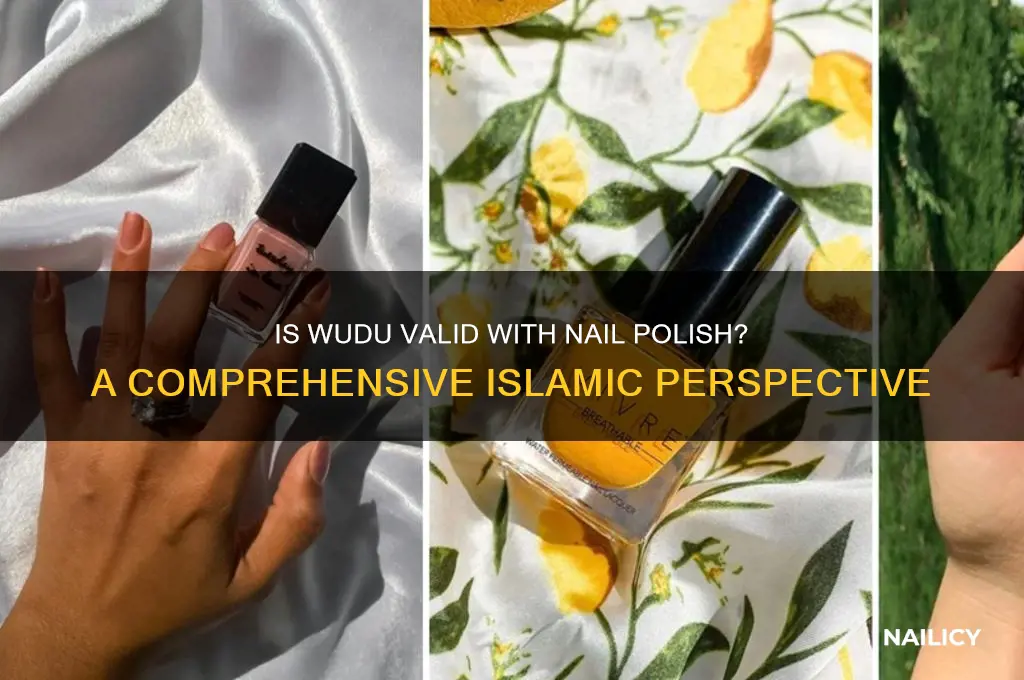 is wudu valid with nail polish