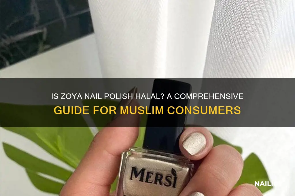 is zoya halal nail polish