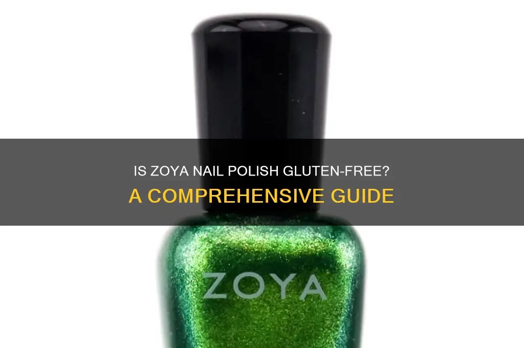 is zoya nail polish gluten free