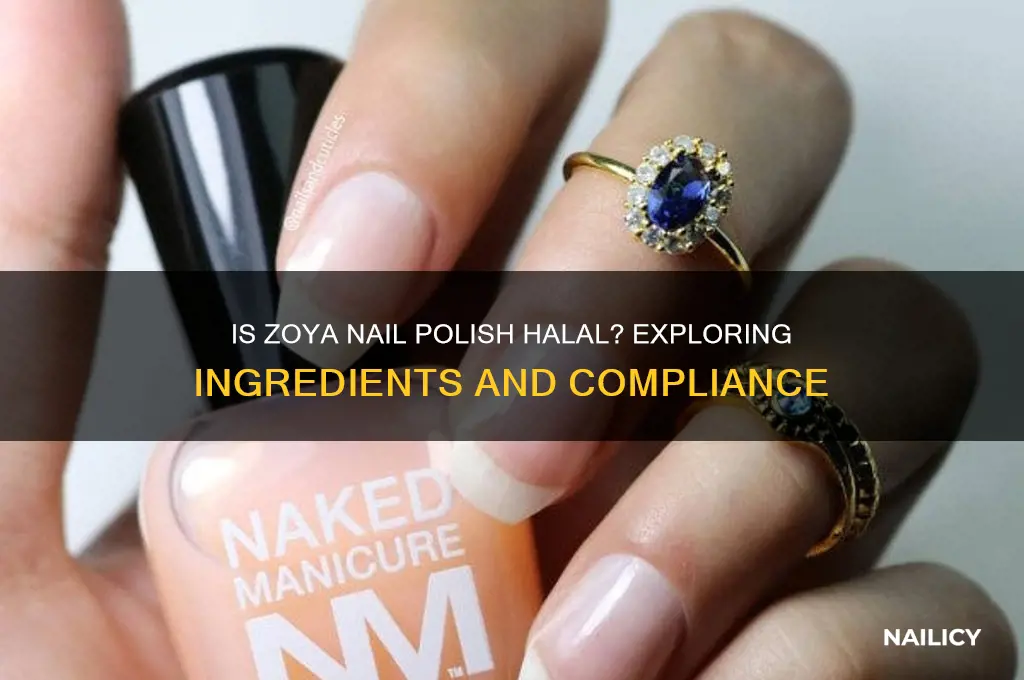 is zoya nail polish halal