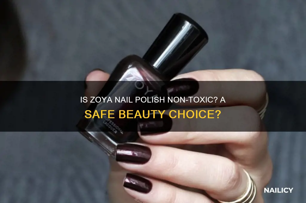 is zoya nail polish non toxic