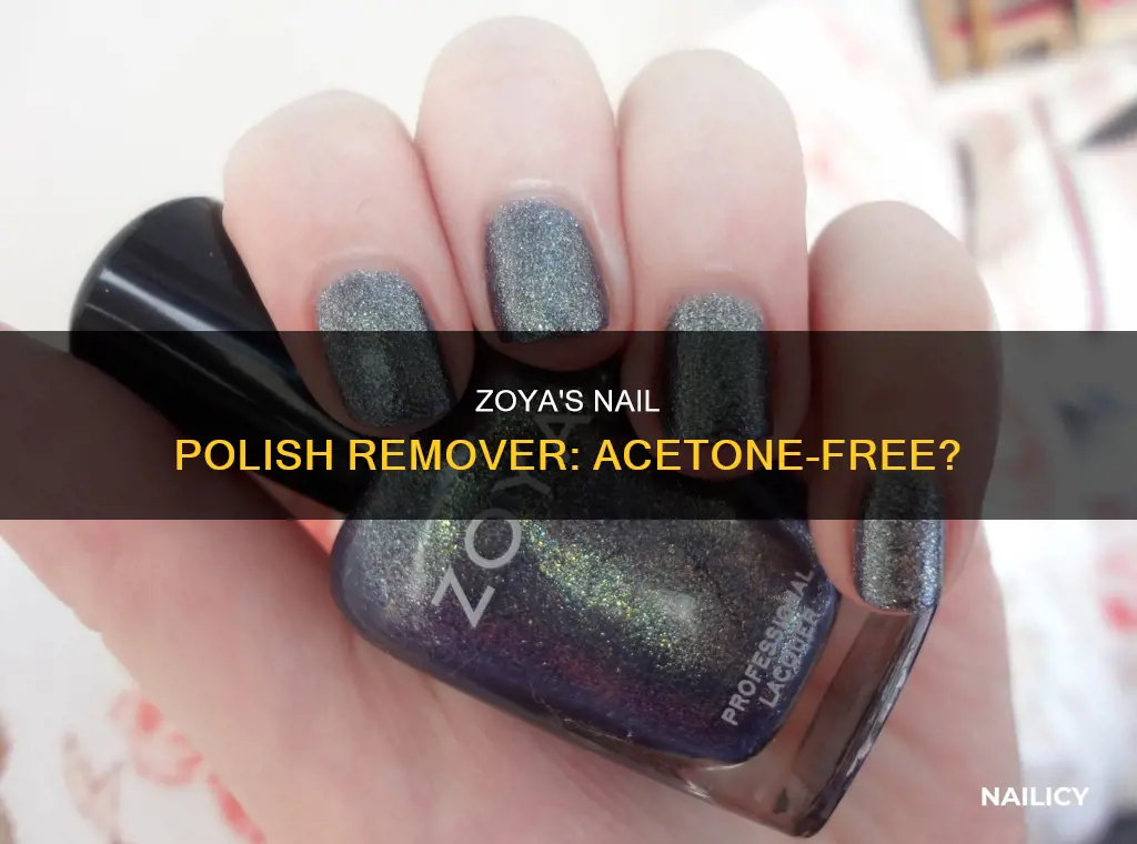 is zoya nail polish remover acetone free