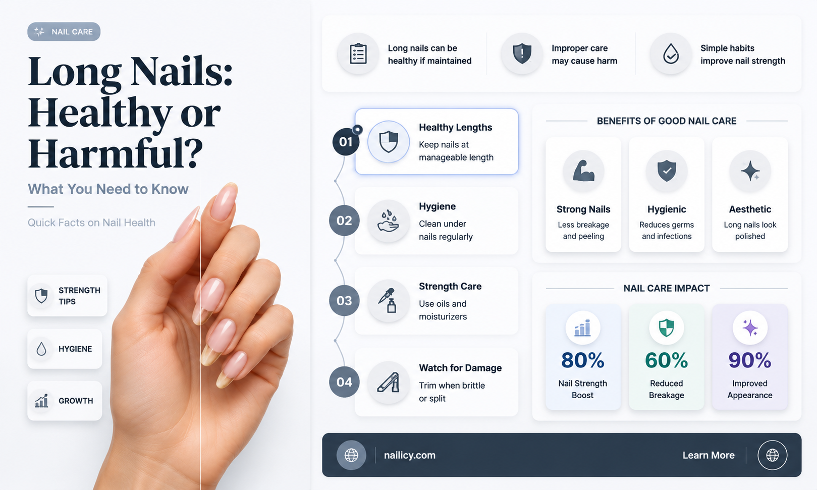 are long nailas good for you