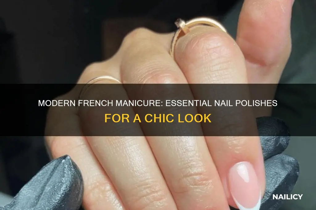 must-have nail polishes for a modern french manicure