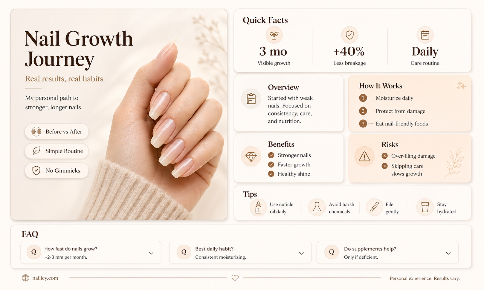 am growing my nails