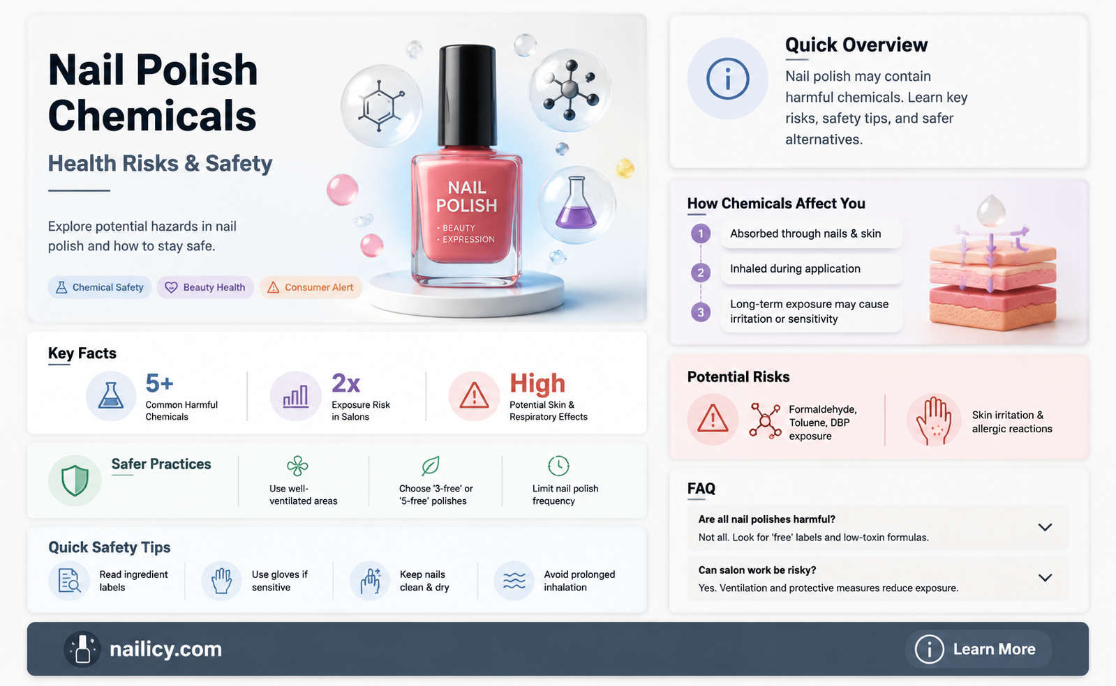 are chemicals in nail polish bad for you
