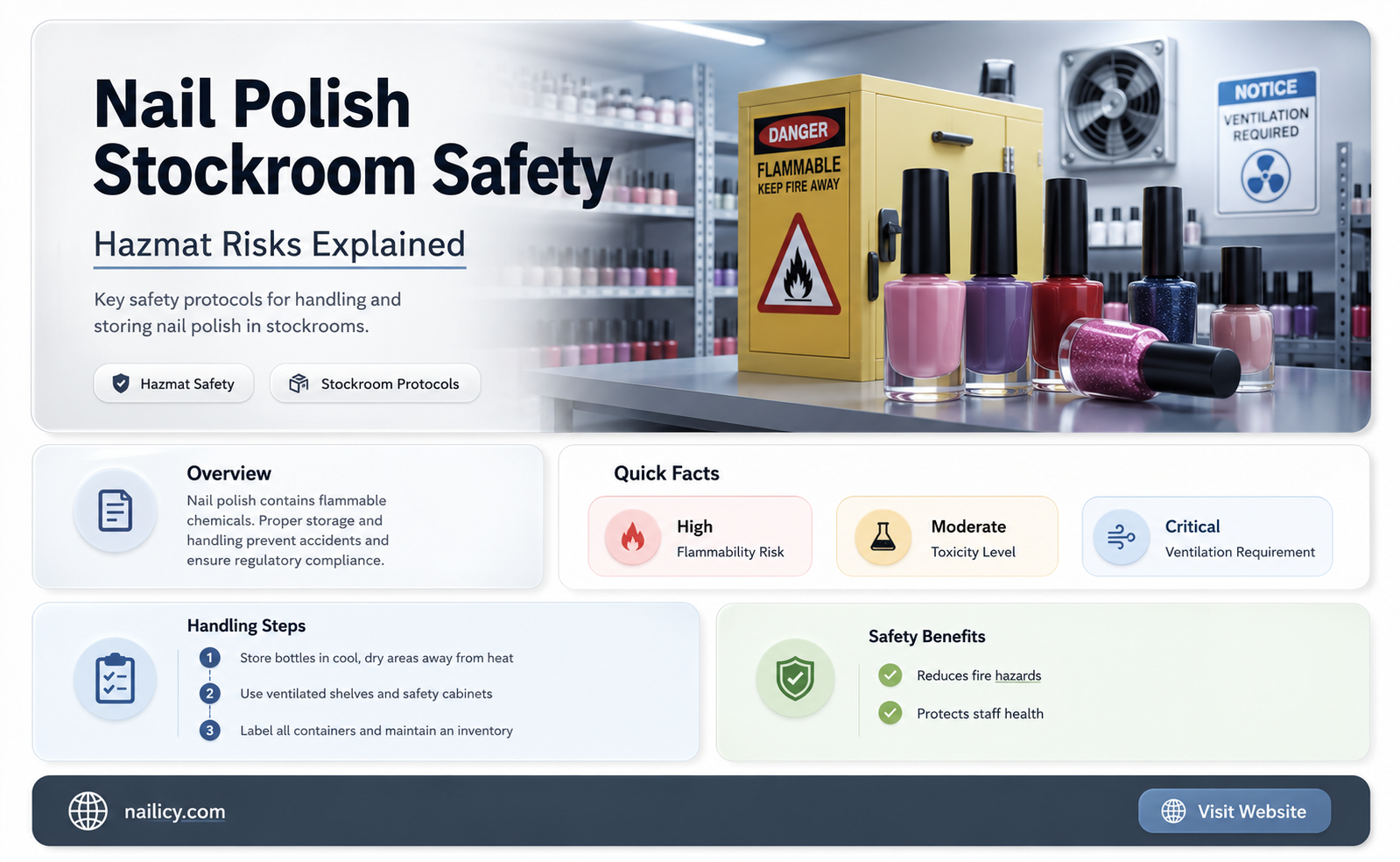 are nail polish stockrooms hazmat