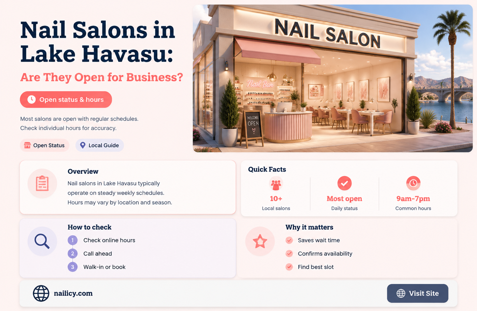 are nail salons open in lake havasu