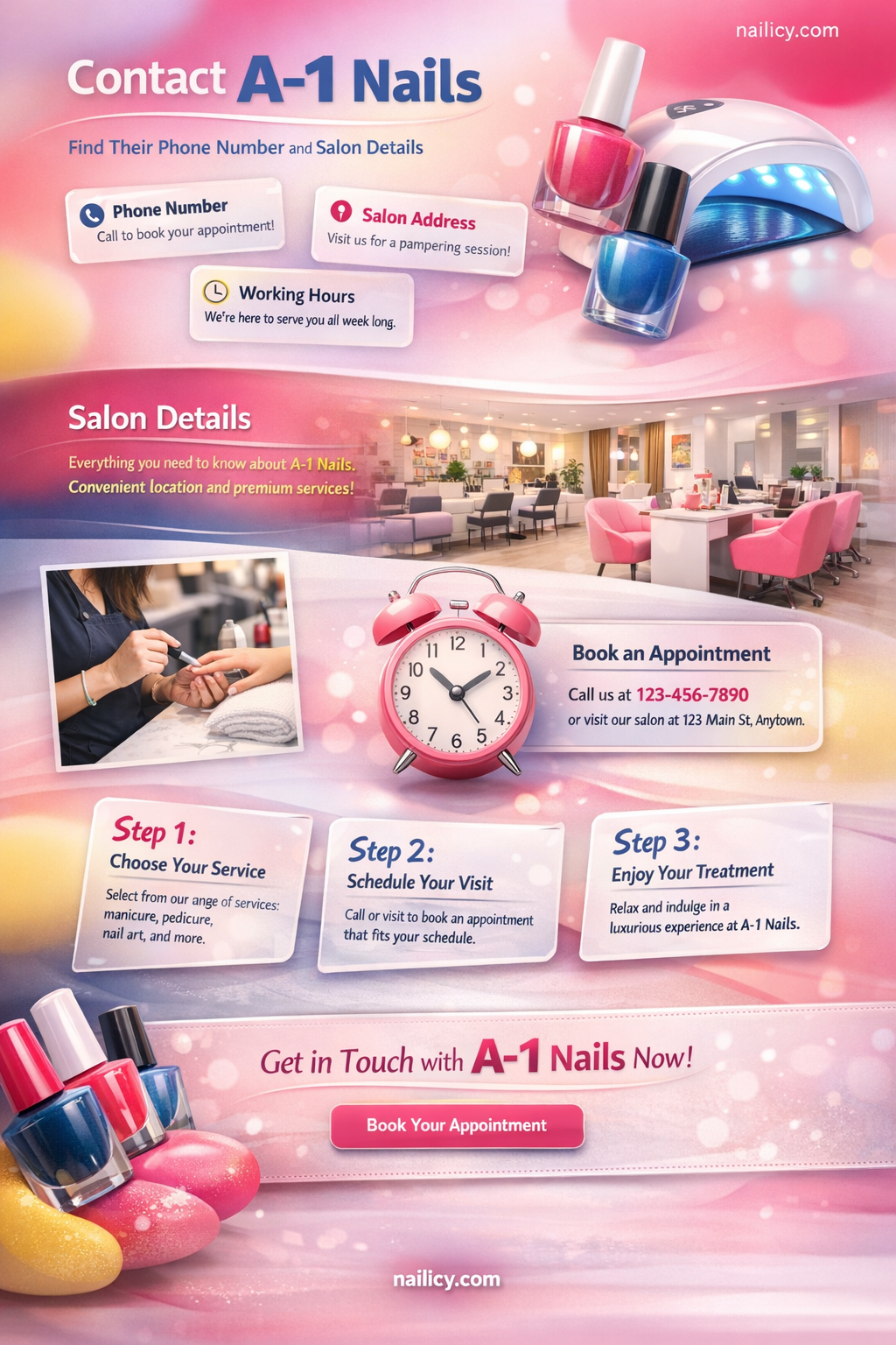 a-1 nails phone number