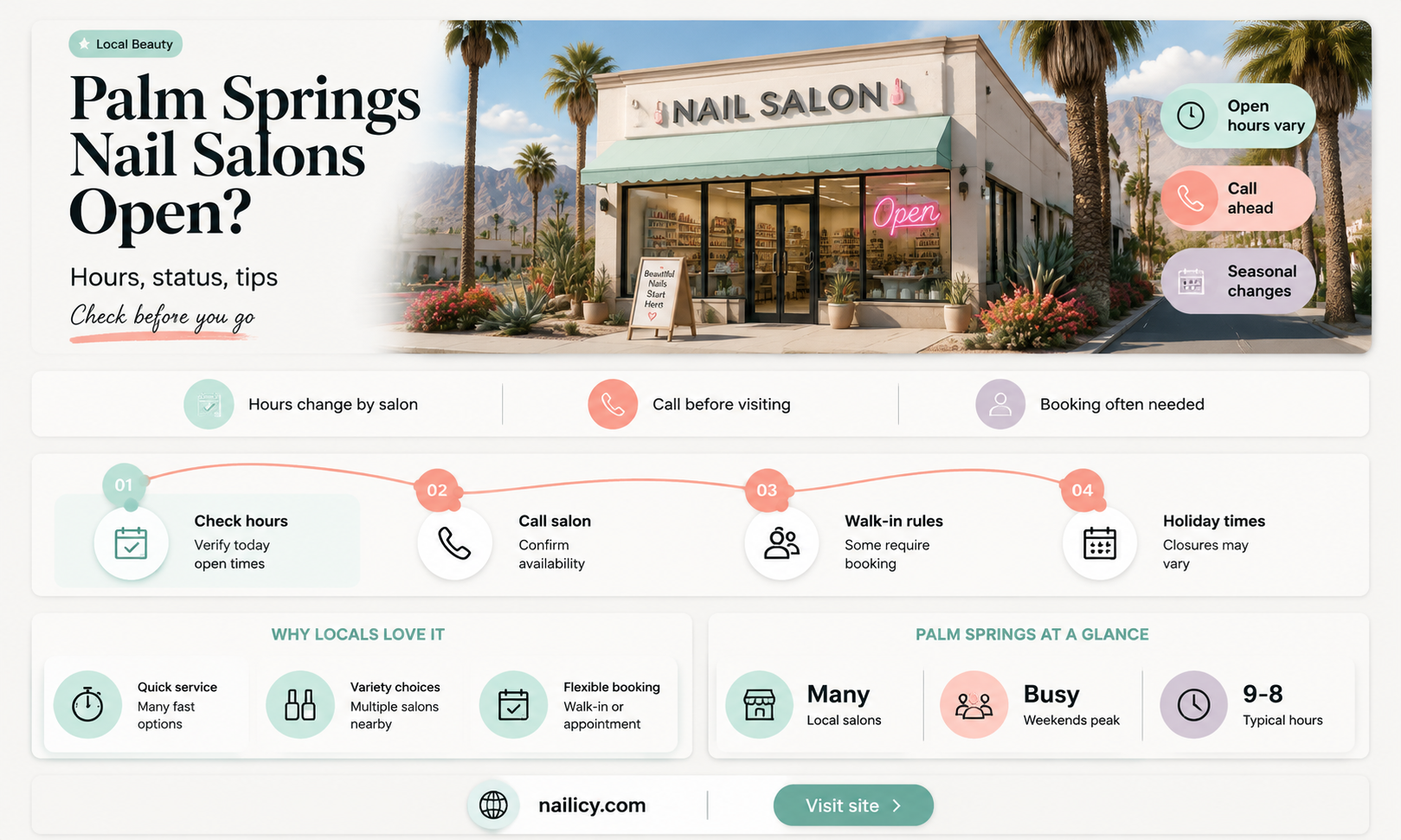 are nail salons open in palm springs