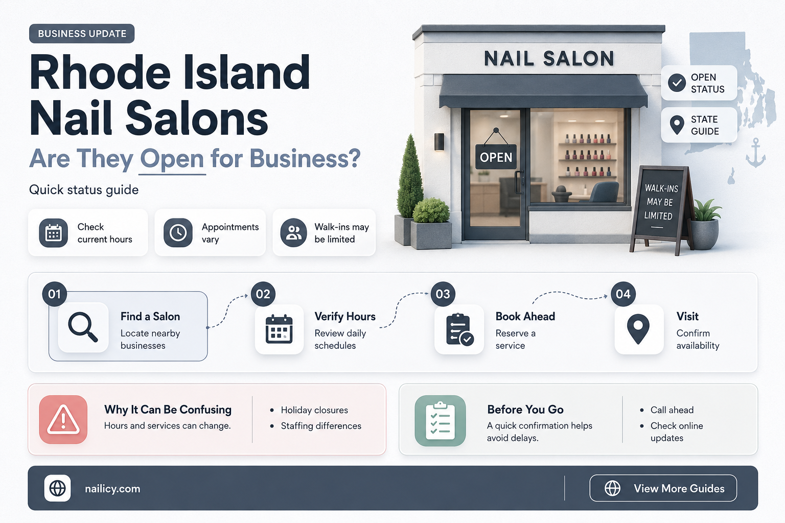 are nail salons in rhode island open