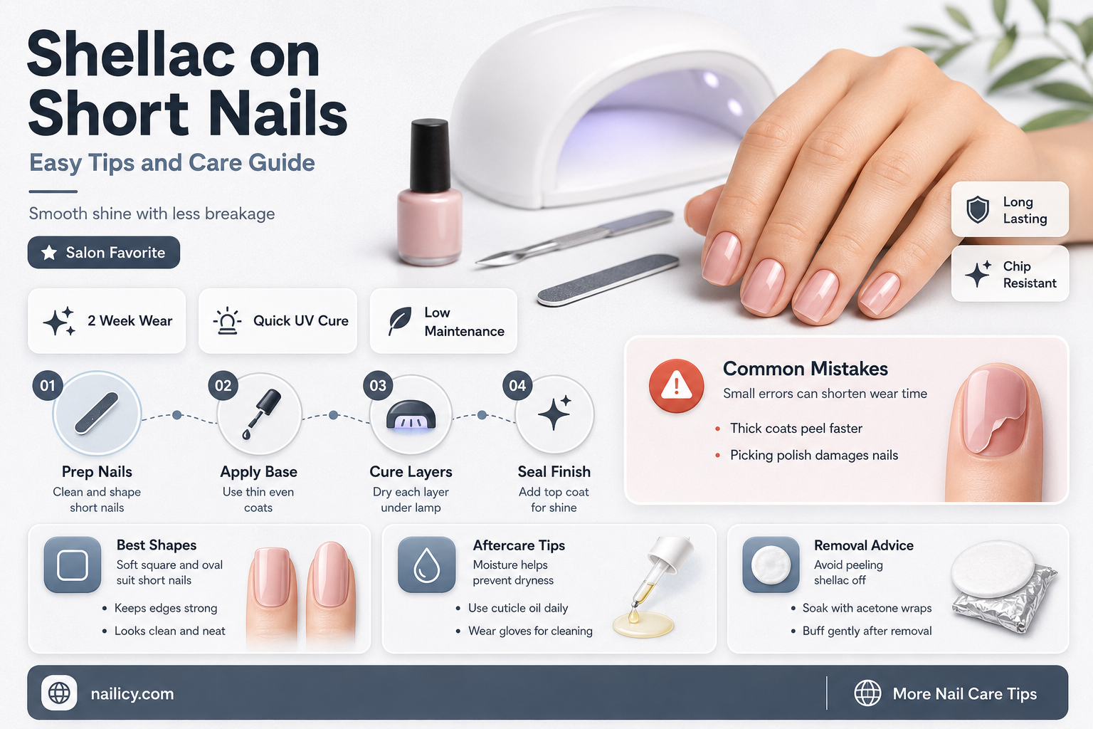 are my nails too short for shellac