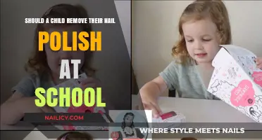 School Policy: Nail Polish Removal for Children