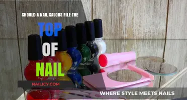 Should Nail Salons File the Top of Your Nails? Pros and Cons