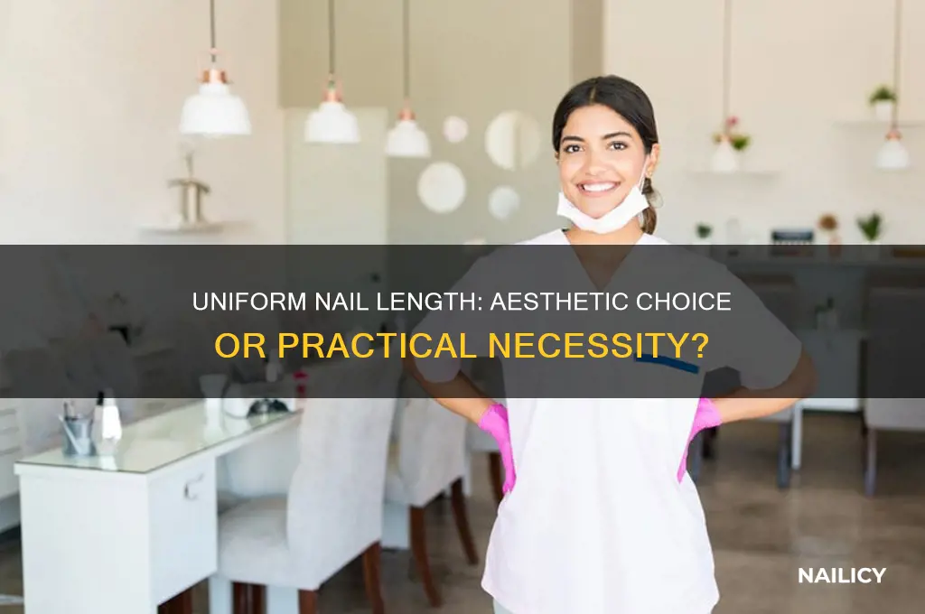 should all nails be the same length