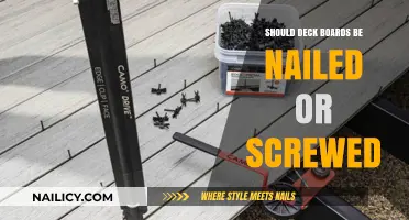 Nails vs. Screws: The Best Fastener for Deck Boards