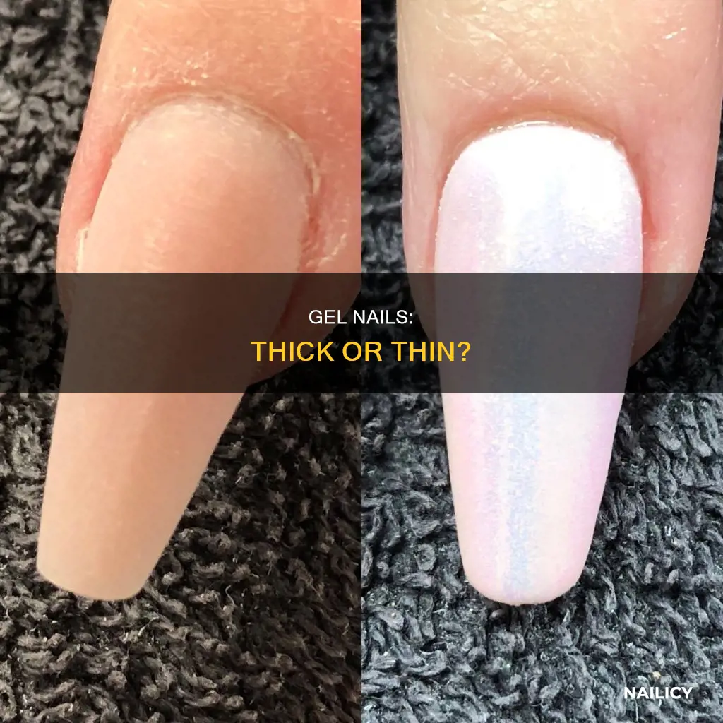 should gel nails be thick