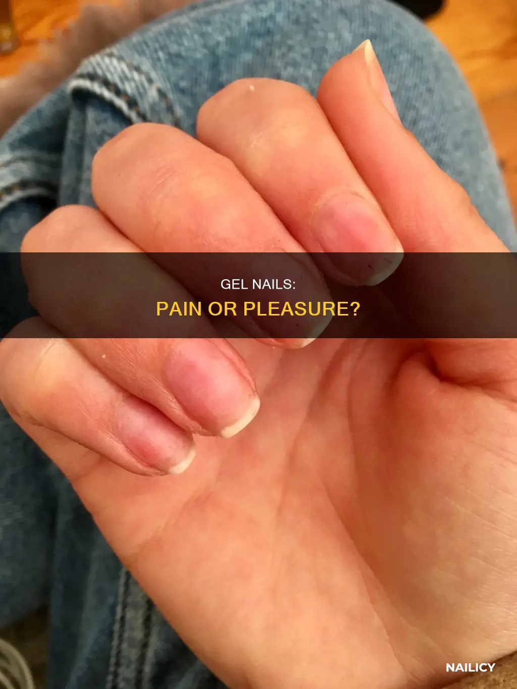 should gel nails hurt