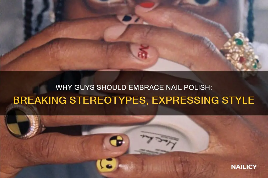 should guys polish their nails