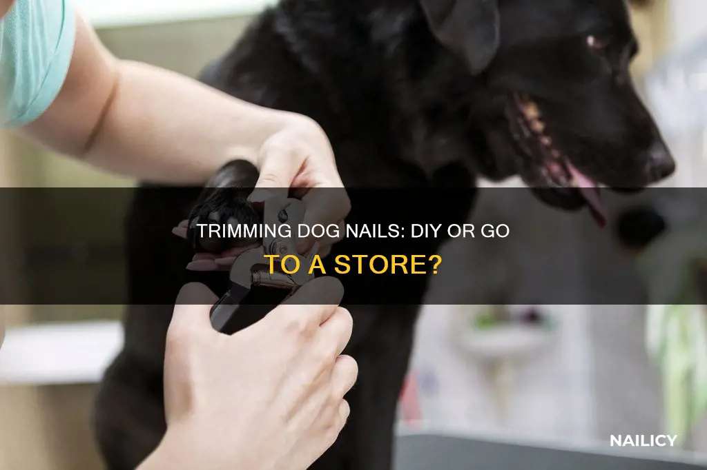 should i cut dogs nails or take to store