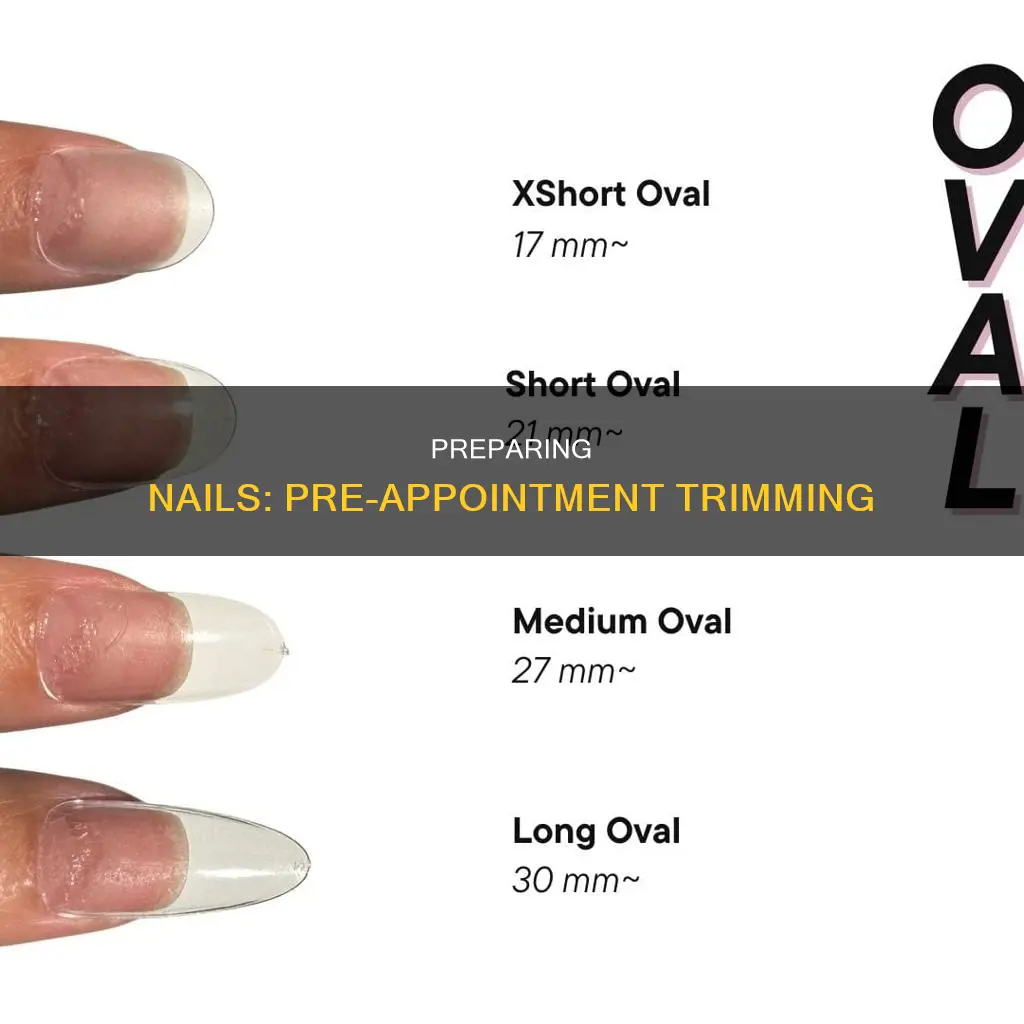 should i cut my nails before a nail appointment