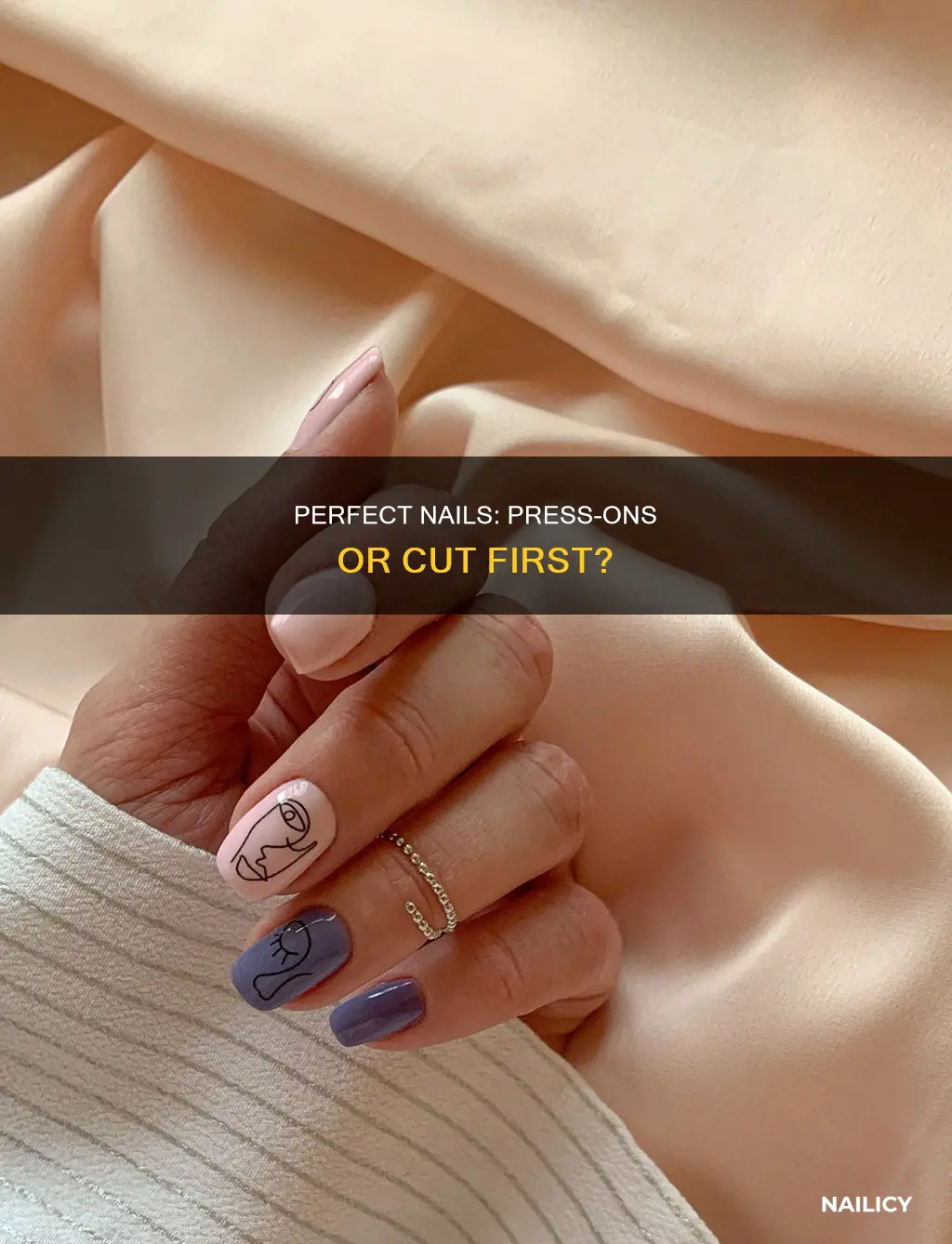 should i cut my nails before press ons