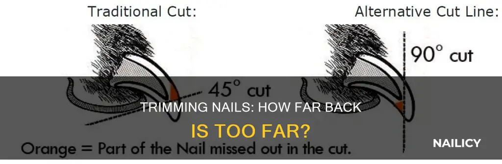 should i cut my nails further back