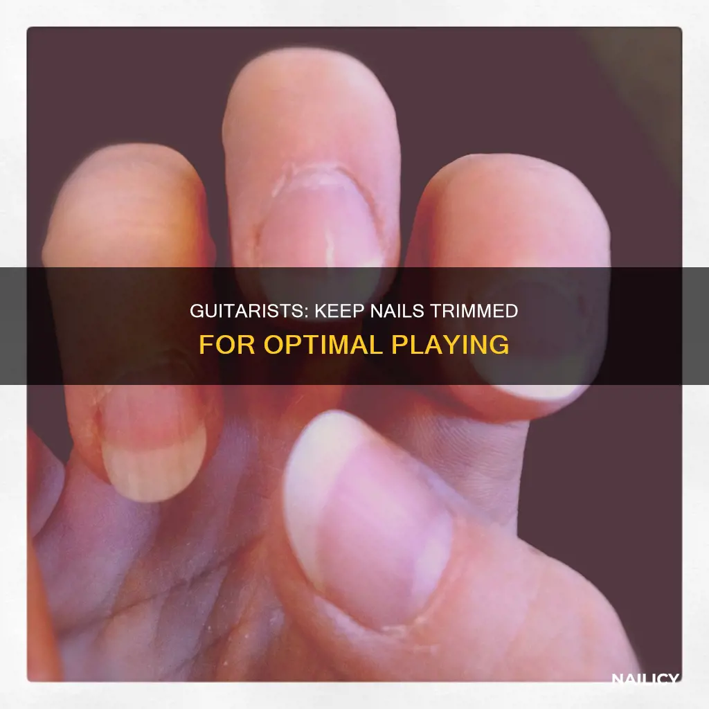 should i cut my nails to play guitar