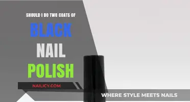 Double Black Nail Polish: Should You Apply Two Coats?