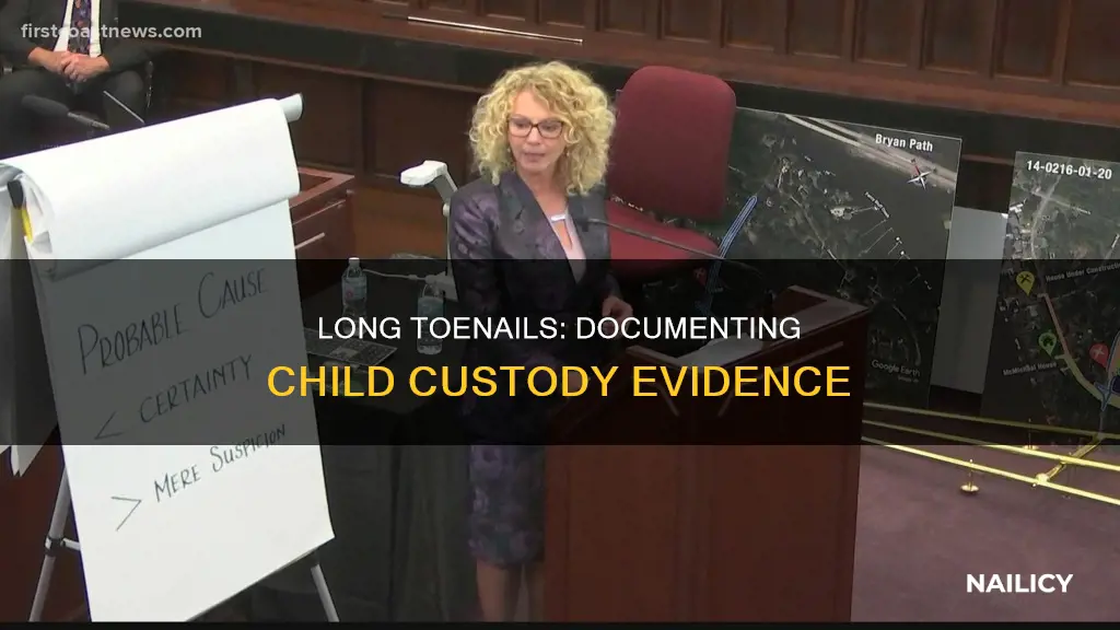 should i document long toe nails child custody
