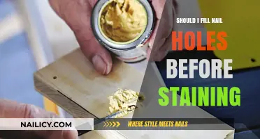 Should You Fill Nail Holes Before Staining Wood? Expert Tips