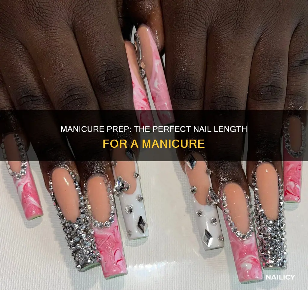 should i grow my nails out before a manicure