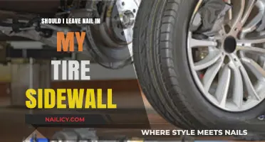 Should You Leave a Nail in Your Tire Sidewall? Risks Explained