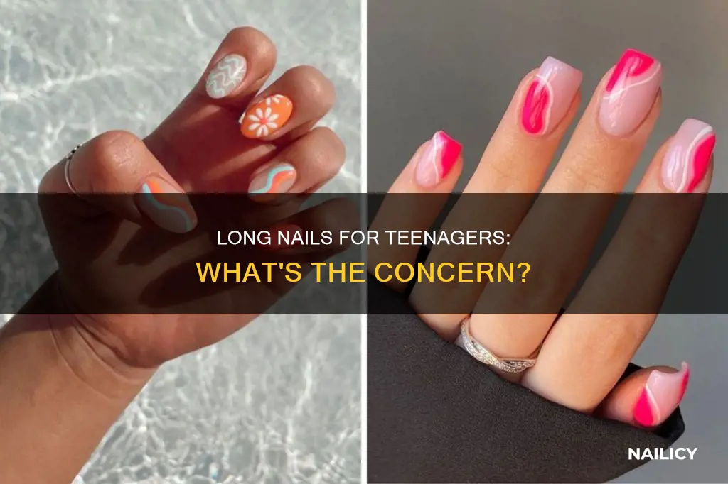 should i let my 13 year old have long nails