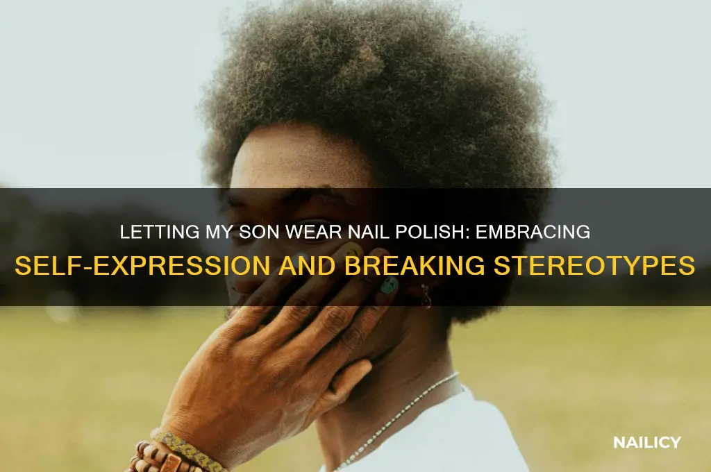 should i let my son wear nail polish