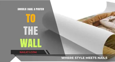Nailing Posters to Walls: Pros, Cons, and Creative Alternatives