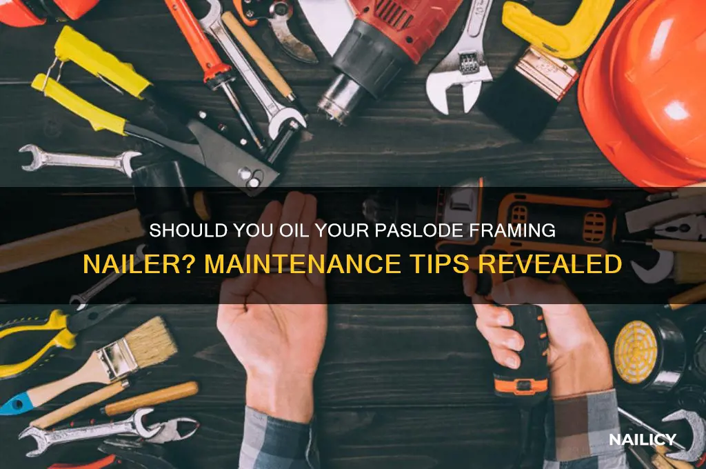 should i oil my paslode framing nailer