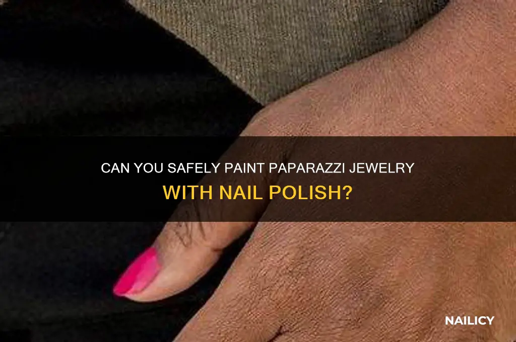 should i paint paparazzi jewelry with nail polish
