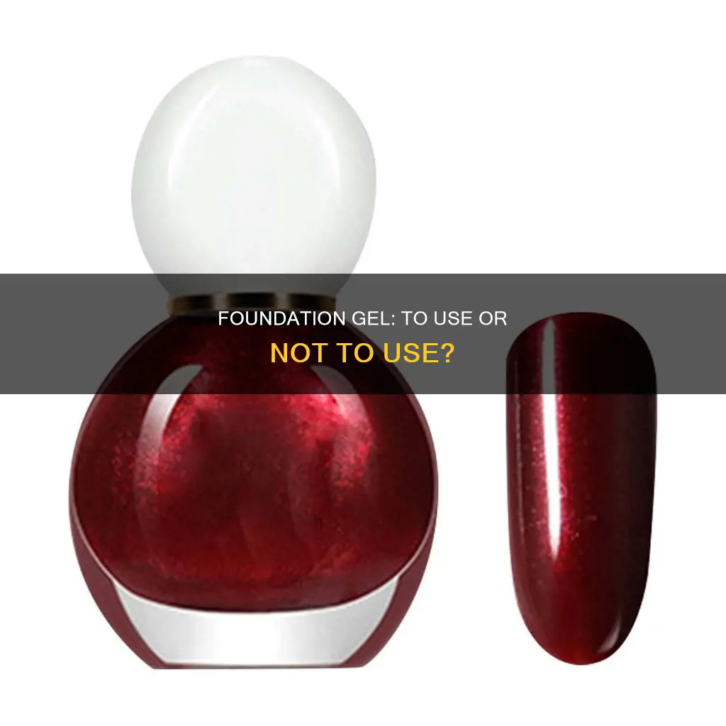 should i put down a foundation gel on my nails