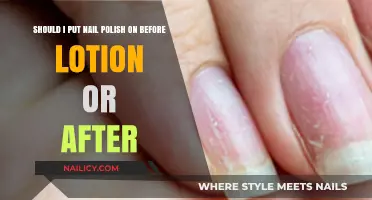Nail Polish Before or After Lotion: The Right Order for Smooth Application