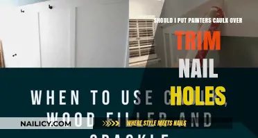 Caulking Trim Nail Holes: To Caulk or Not to Caulk?