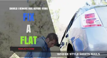 Fix-a-Flat: Remove Nail or Not?