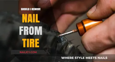 Tire Nails: Remove or Repair?