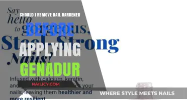 How to Use Genadur with Nail Hardeners?