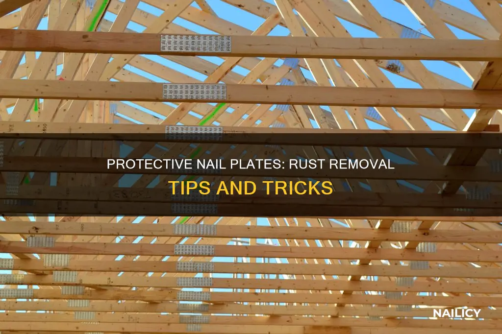should i remove rust on protective nail plate