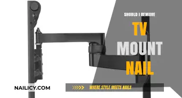 How to Remove a TV Mount Nail Safely