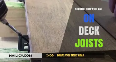 Screws vs. Nails for Deck Joists: Which Fastener is Best?