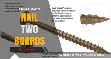 Screws vs. Nails: Which is Best for Joining Two Boards?