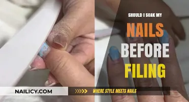 Should You Soak Nails Before Filing? Pros, Cons, and Tips