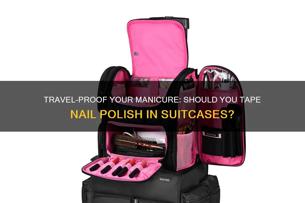 should i tape my nail polish before putting in suitcase